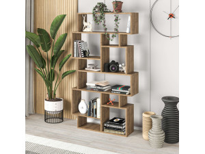 Wooden bookcase "Karmato" 96 x 25.5 x 168.5 cm - Hitit 2