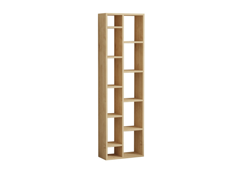 Tomi" wooden bookcase - 45 x 20 x 150 cm - Sapphire Oak