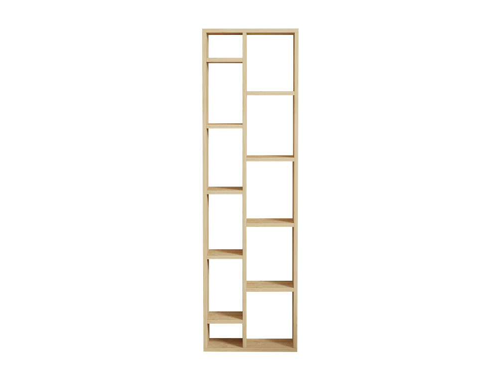 Tomi" wooden bookcase - 45 x 20 x 150 cm - Sapphire Oak