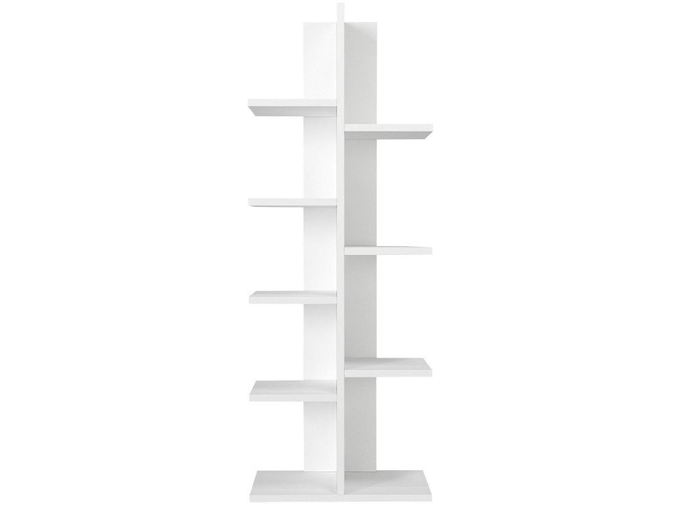 Tree" wooden bookcase - 45 x 22 x 121 cm - White