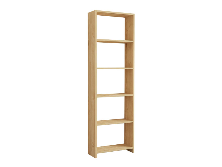 New" wooden bookcase - 50 x 19 x 160 cm - Oak