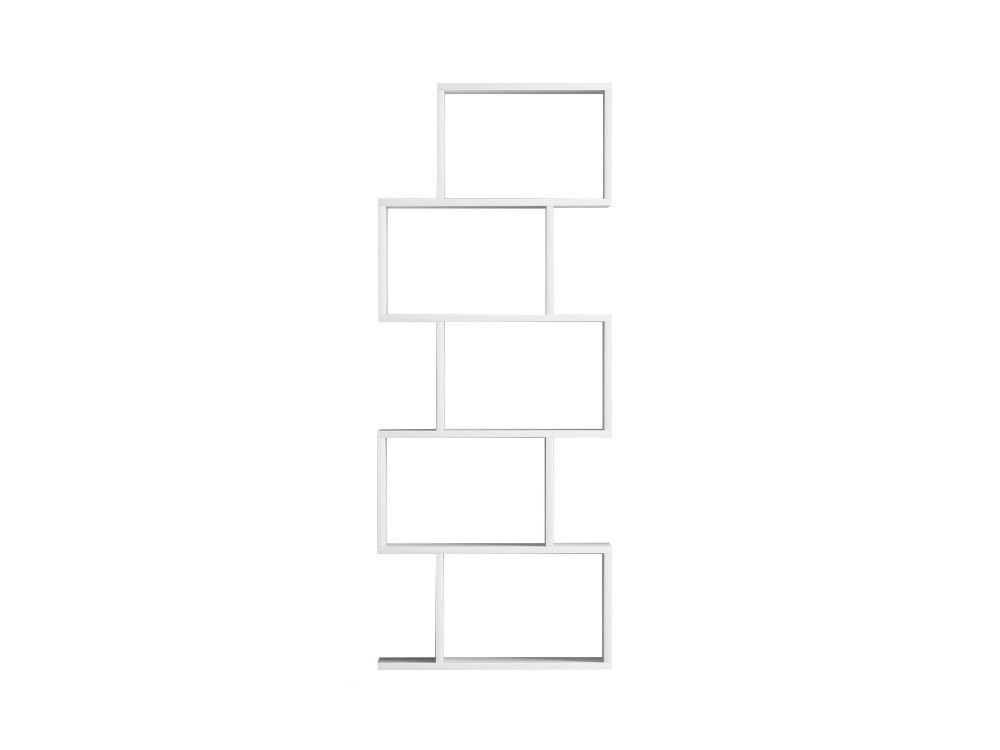 Meric" wooden bookcase 60 x 30 x 150 cm - White