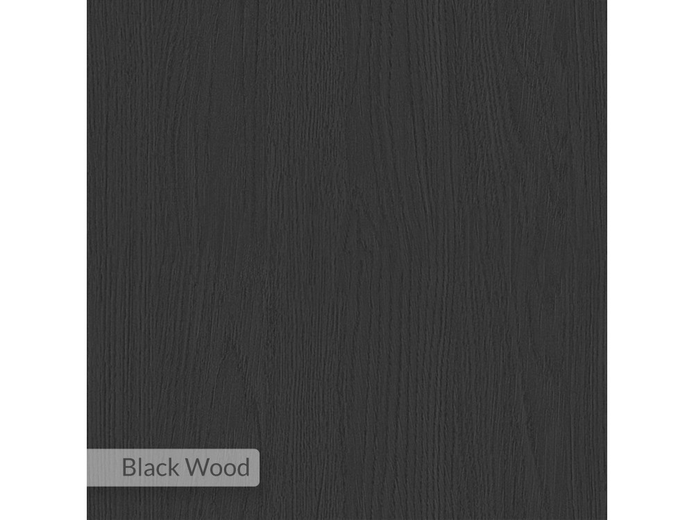 Nati" wooden bookcase - 32 x 32 x 161 cm - Black
