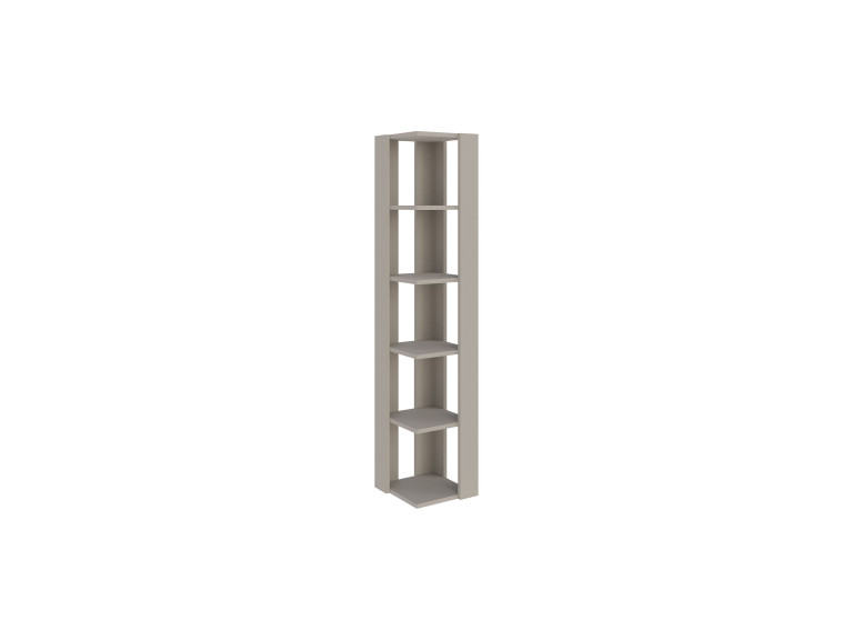 Nati" wooden bookcase - 32 x 32 x 161 cm - Sandstone
