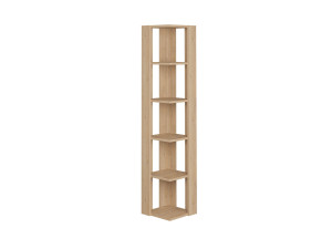 Nati" wooden bookcase - 32 x 32 x 161 cm - Beige