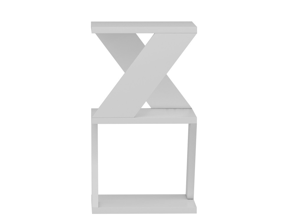 Albeni" wooden side table - 30 x 30 x 50 cm - White