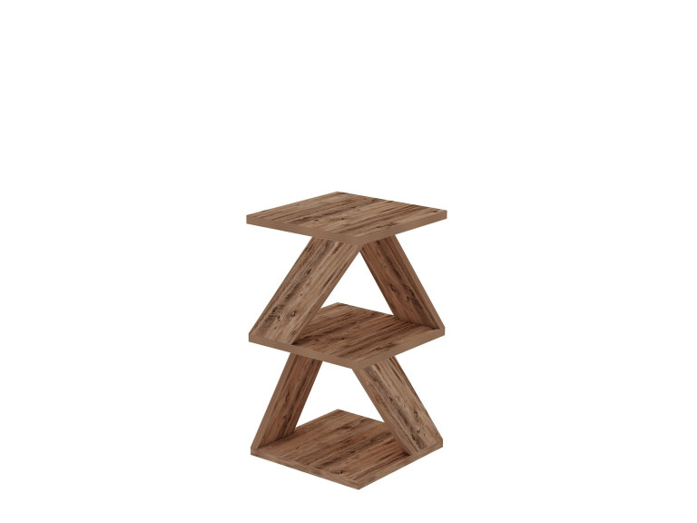 Albeni" wooden side table - 29 x 29 x 54 cm - Atlantic Pine
