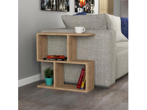 Mania" wooden side table - 60 x 20 x 60 cm - Oak 2