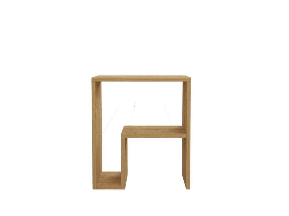 Yepa" wooden side table - 45 x 29 x 51 cm - Sapphire Oak