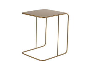 Poet" metal occasional table 47 x 46 x 57 cm - Gold