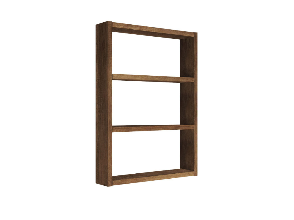 PR1" wooden wall shelf - 43 x 9 x 60 cm - Walnut