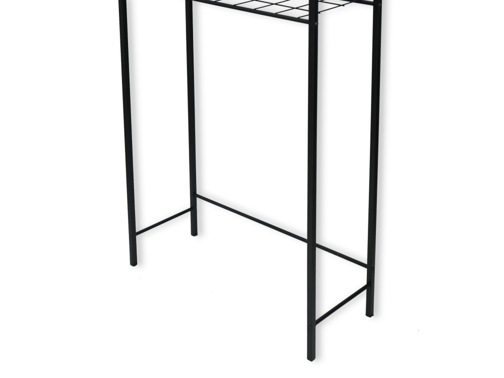 Nigel" metal washing machine cabinet - 68 x 24 x 150 cm - Black