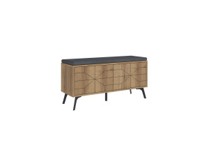 Dune" wooden shoe cabinet - 107 x 35 x 55 cm - Brown