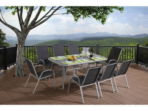 Outdoor Garden Furniture Set XL 180 - "Phoenix" - Dark Grey 2