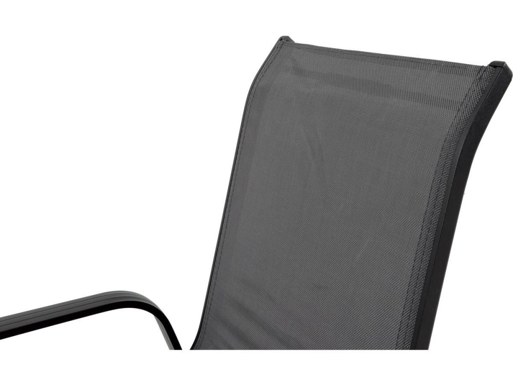 Textilene garden furniture "cordoba + Porto" 6 people dark gray