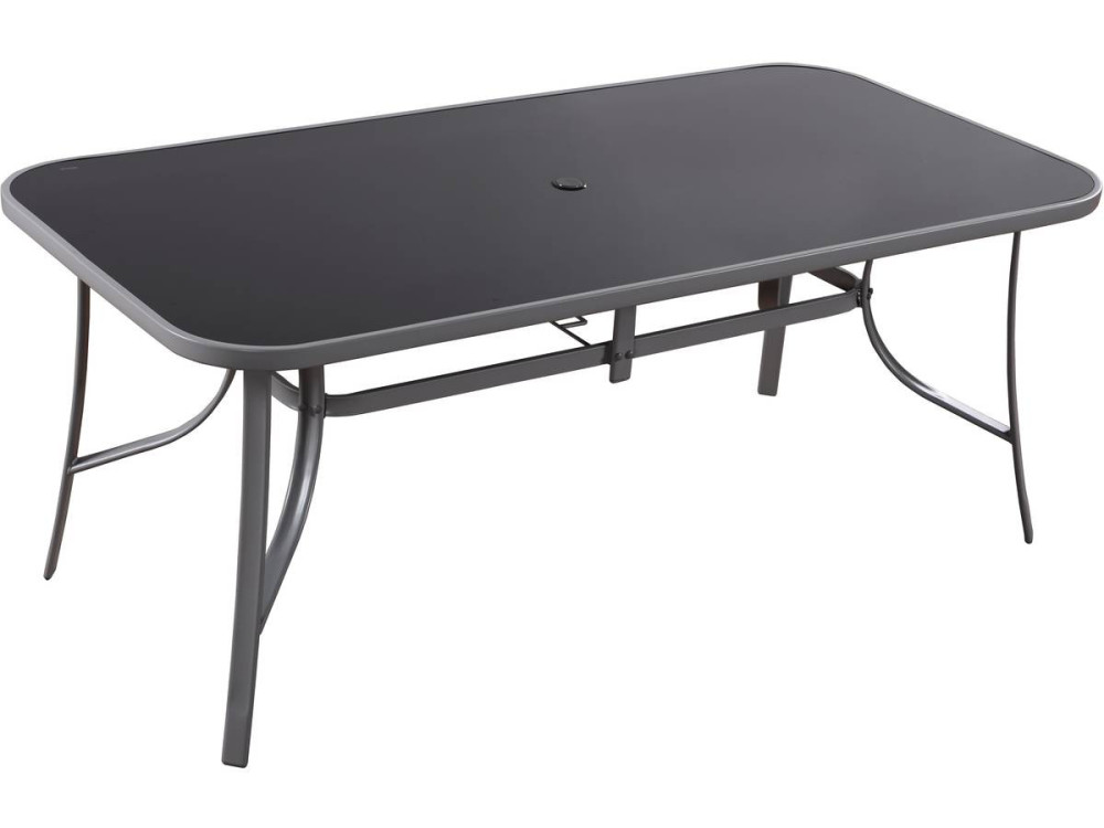Textilene garden furniture "cordoba + Porto" 8 people light gray