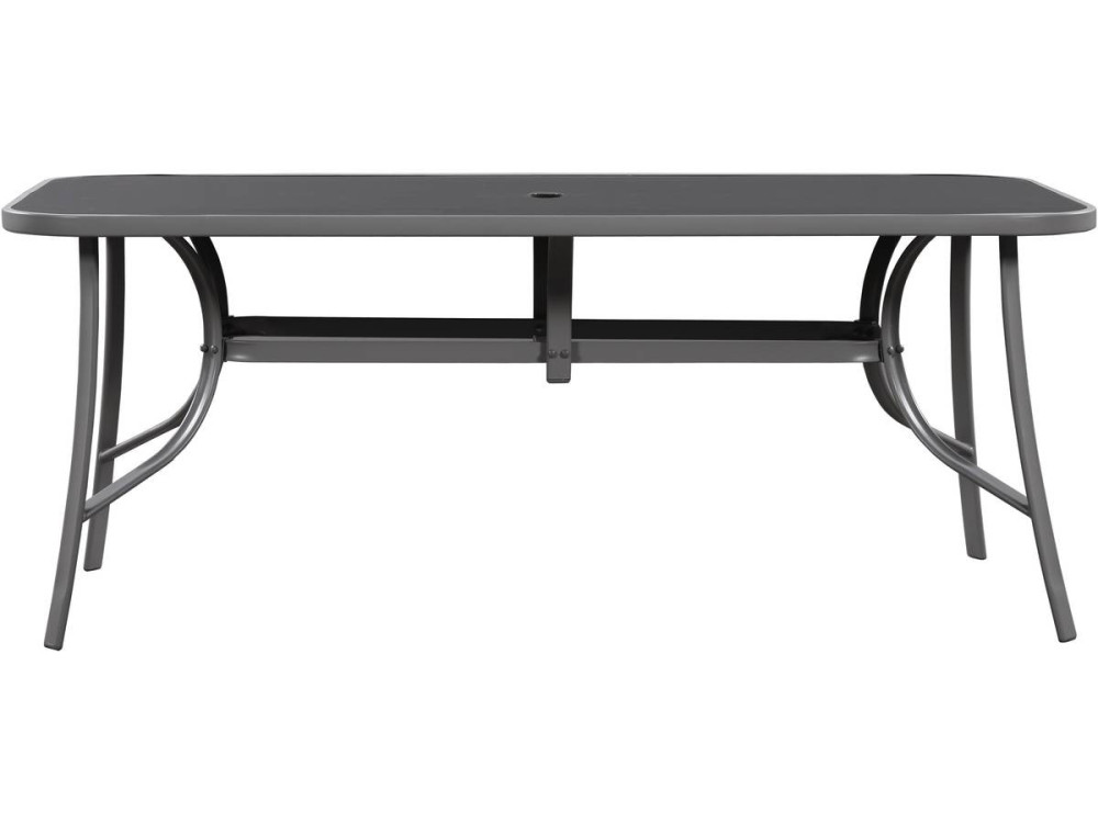 Textilene garden furniture "cordoba + Porto" 8 people light gray