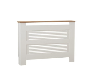 Termora" wooden radiator cabinet 112 x 19 x 82 cm - Atlantic Pine