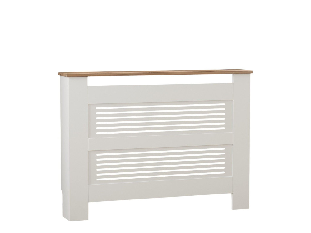 Termora" wooden radiator cabinet 112 x 19 x 82 cm - Atlantic Pine