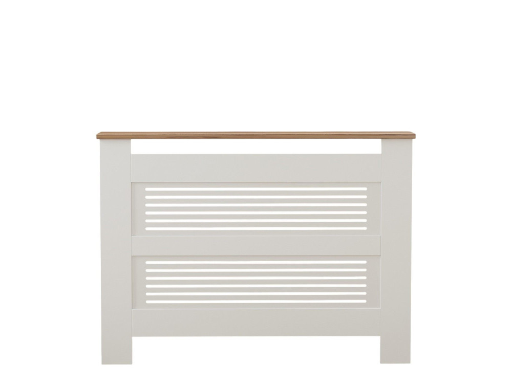 Termora" wooden radiator cabinet 112 x 19 x 82 cm - Atlantic Pine