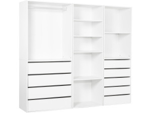 Opéra" modular dressing set - 3 units - White