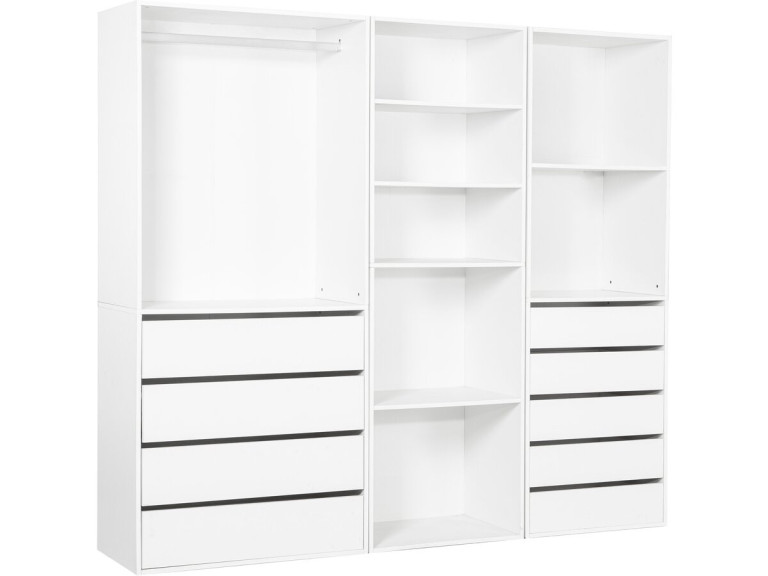 Opéra" modular dressing set - 3 units - White