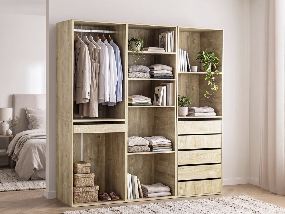 Kit dressing "Opéra" modulable - 3 elements - Beige