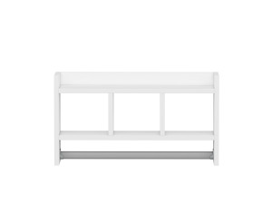 Asya" wooden wall shelf - 63 x 14 x 35 cm - White