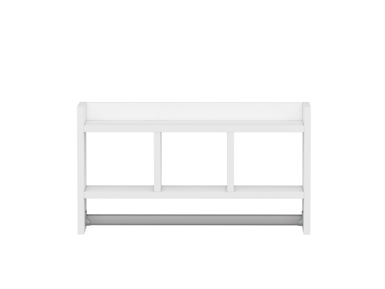Asya" wooden wall shelf - 63 x 14 x 35 cm - White