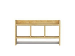 Asya" wooden wall shelf - 63 x 14 x 35 cm - Beige