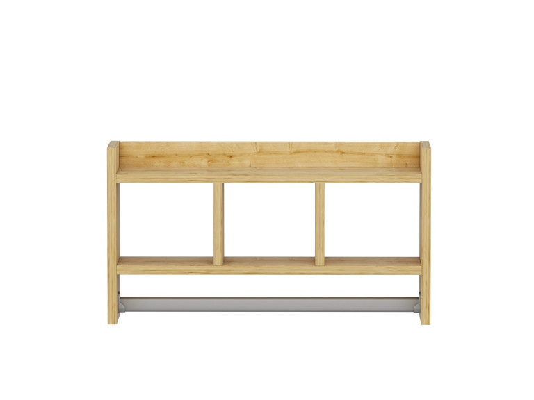 Asya" wooden wall shelf - 63 x 14 x 35 cm - Beige