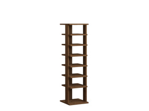 Ayka" wooden shoe cabinet - 30 x 30 x 110 cm - Brown
