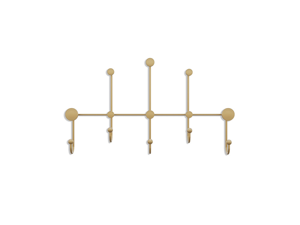 iyon-A" metal wall hook - 80 x 10 x 45 cm - Gold