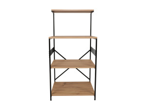 Anemon" multi-purpose wooden cabinet - 60 x 45 x 124 cm - Brown