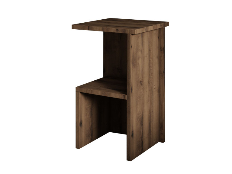 Roisin" wooden bedside table - 30 x 30 x 50 cm - Brown
