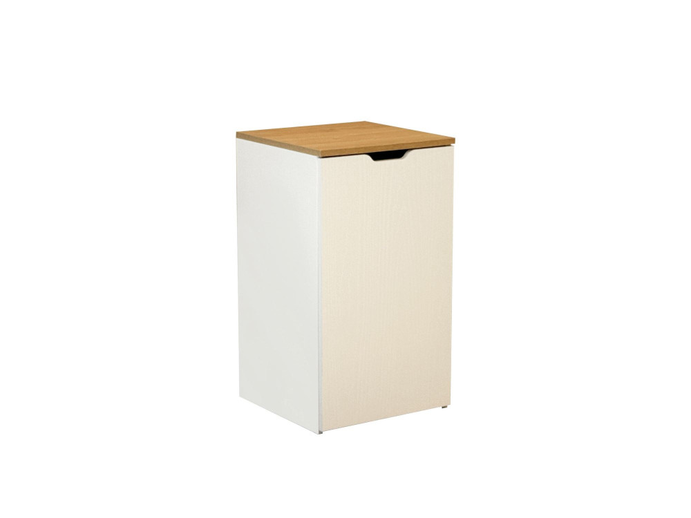 Modulo" wooden desk - 97 x 47 x 75 cm - Beige