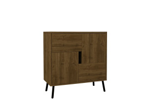 Darien" wooden sideboard - 76 x 35 x 79 cm - Brown