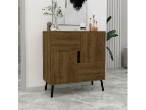 Darien" wooden sideboard - 76 x 35 x 79 cm - Brown 2