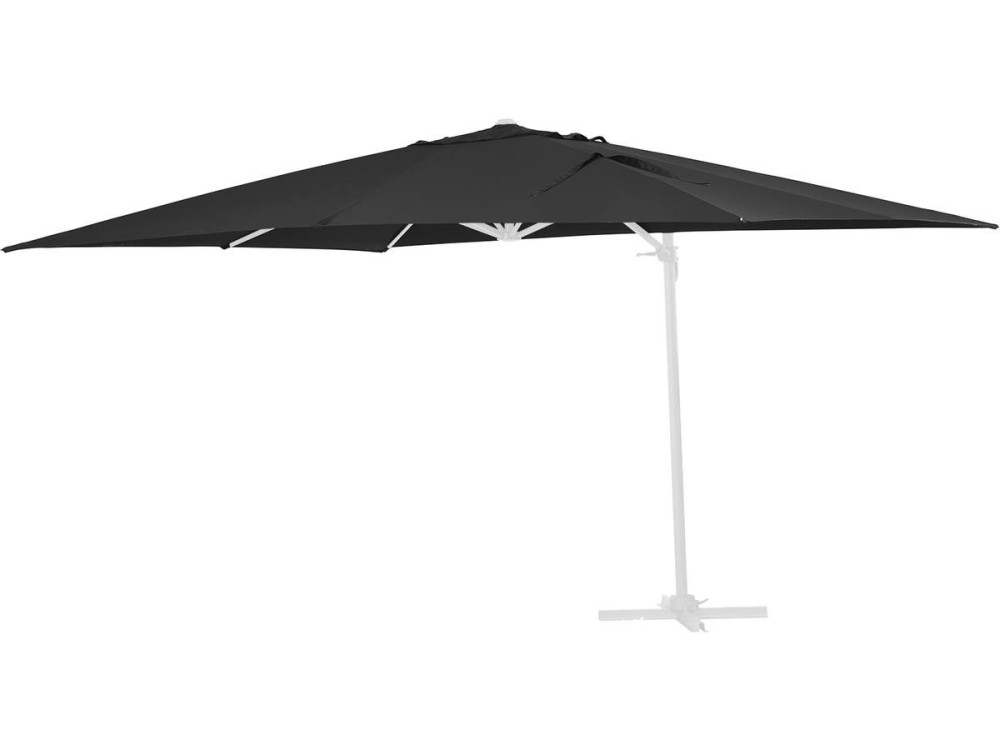 Spare cover for cantilever garden parasol "Sun 3"- 3 x 3 m - Black