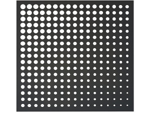 Decorative panel - "Moon" - Set of 5 - 1.00 x 1.00 m - Grey