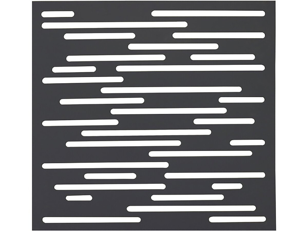 Decorative panel - "Nautic" - Set of 5 - 1.00 x 1.00 m - Grey