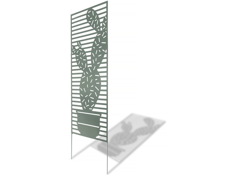 Decorative panel - "Cactus" - Set of 4 - 0.60 x 1.50 m - Green