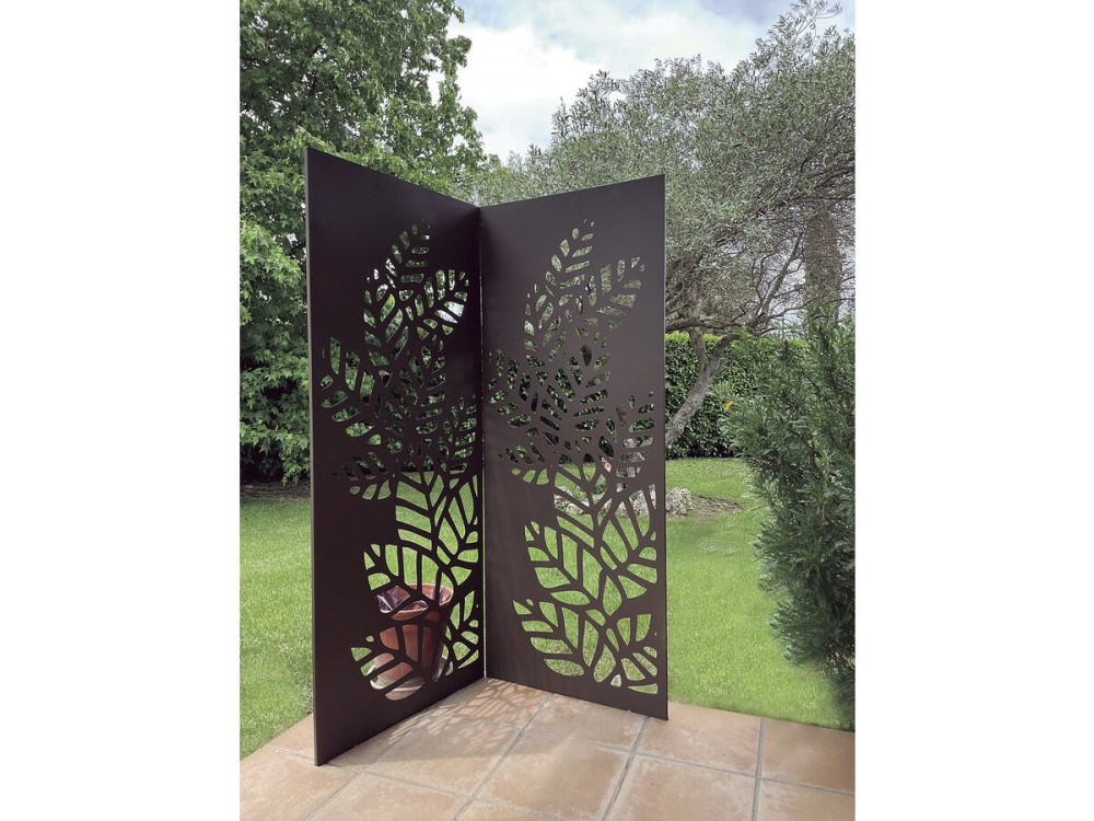 Decorative panel - "Athea" - Set of 4 - 0.60 x 1.50 m - Taupe