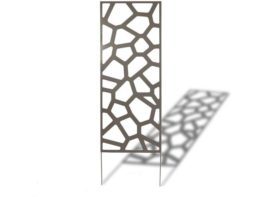 Decorative panel - "Stone" - Set of 4 - 0.60 x 1.50 m - Taupe