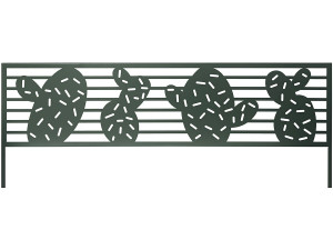 Border - "Cactus" - Set of 6 - 0.40 x 1.00 m - Green