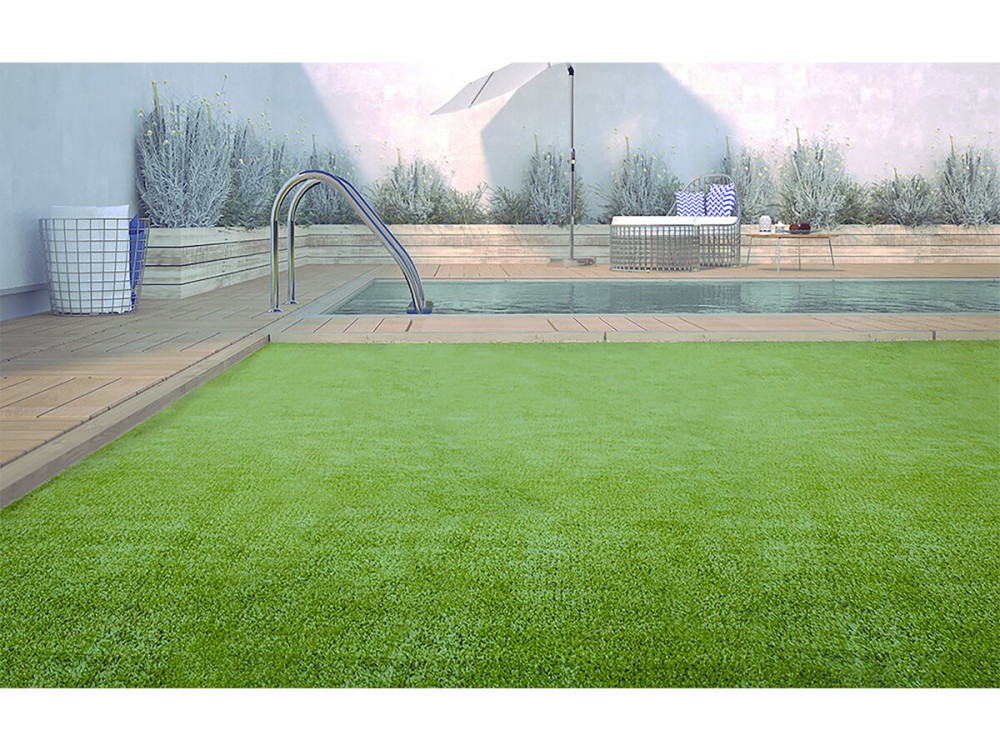 Synthetic grass - "Green Lubeck 7" - 1 x 5 m - 7 mm - Green