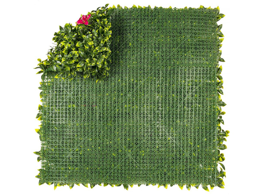 Plant panel - "Vertical Villa" - Set of 4 - 1.00 x 1.00 m - Green
