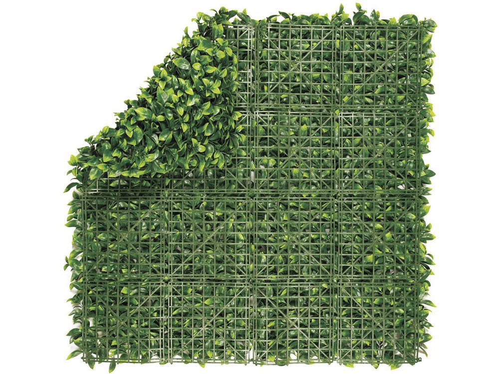 Plant panel - "Vertical Lauro" - Set of 6 - 1.00 x 1.00 m - Green