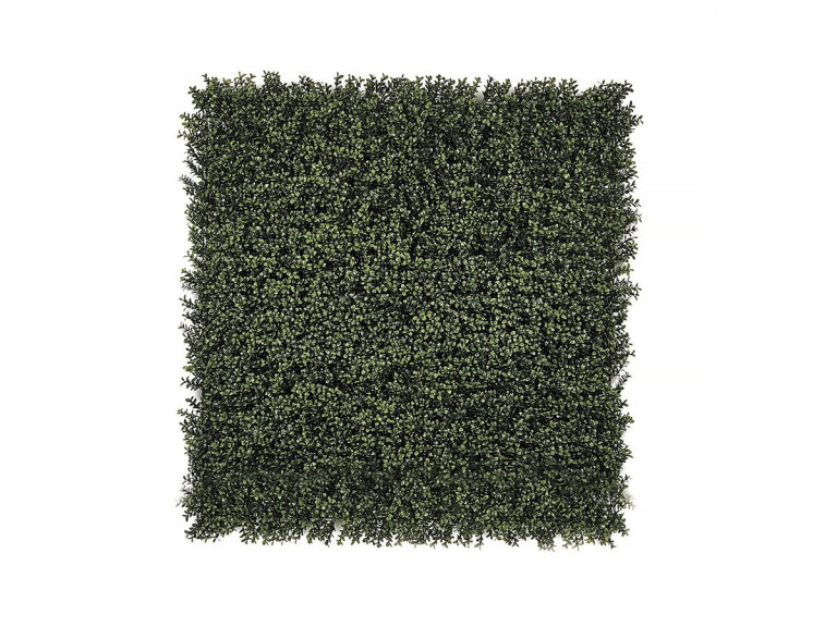 Vertical Buxus" plant panel - Set of 4 - 1.00 x 1.00 m - Green