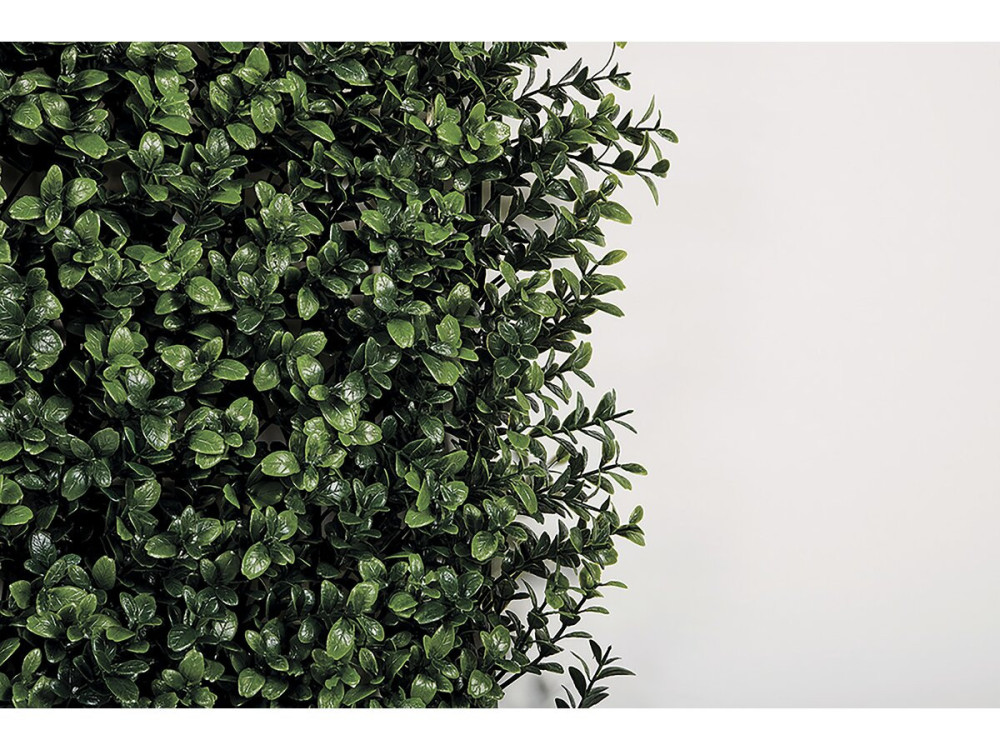 Vertical Buxus" plant panel - Set of 4 - 1.00 x 1.00 m - Green